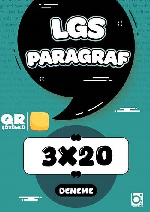 Bigelio LGS Paragraf 3x20 Deneme Çözümlü Bigelio Yayıncılık