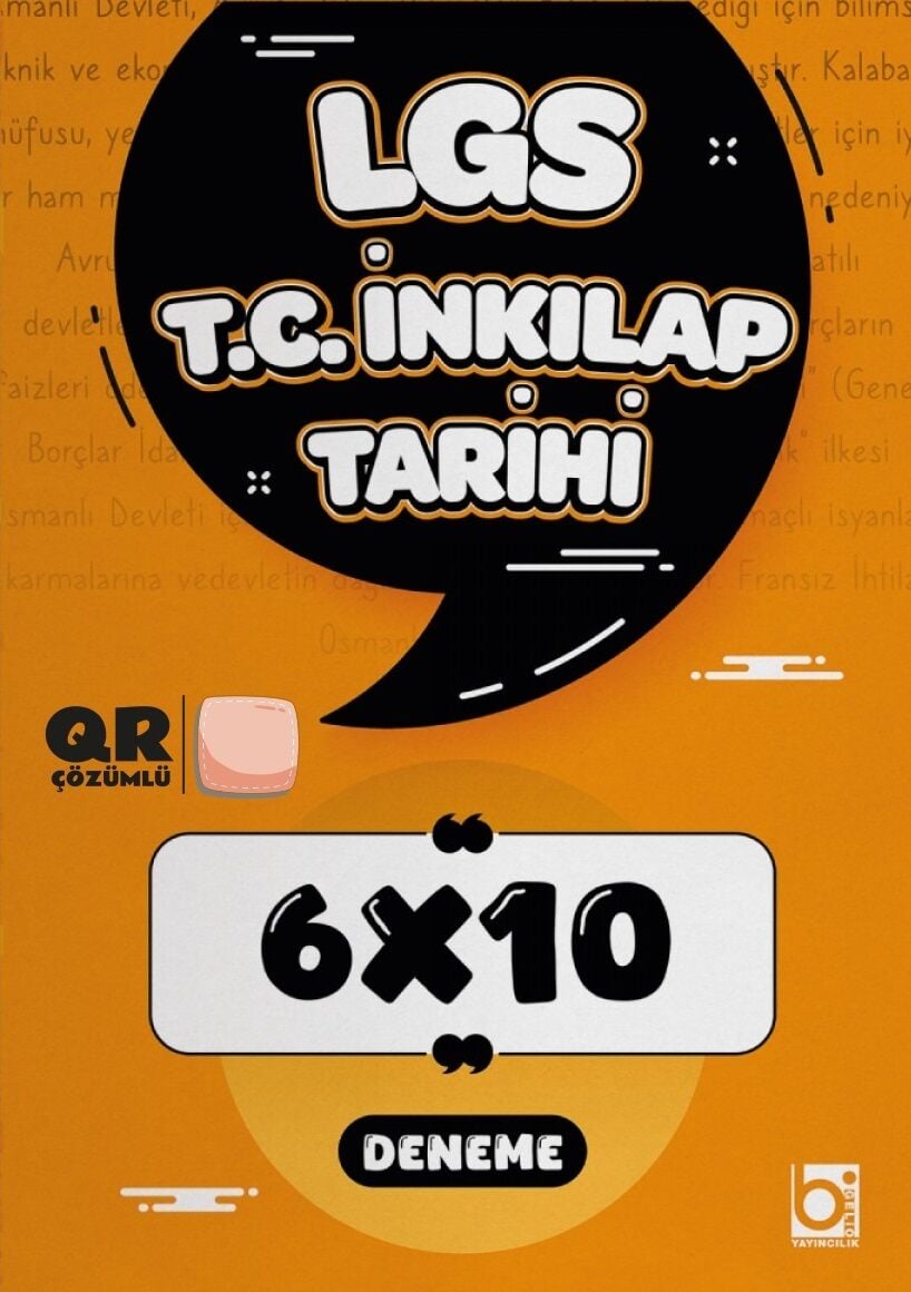 Bigelio LGS TC İnkılap Tarihi ve Atatürkçülük 6x10 Deneme Çözümlü Bigelio Yayıncılık