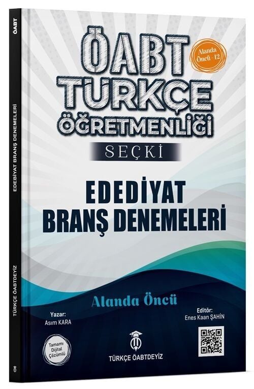 Türkçe ÖABTDEYİZ ÖABT Türkçe Edebiyat Seçki Branş Denemeleri Çözümlü - Asım Kara Türkçe ÖABTDEYİZ - İADESİZ