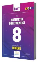 CBA Yayınları ÖABT Lise Matematik Öğretmenliği 8 Deneme Çözümlü - Danyal Soybaş CBA Yayınları - İADESİZ