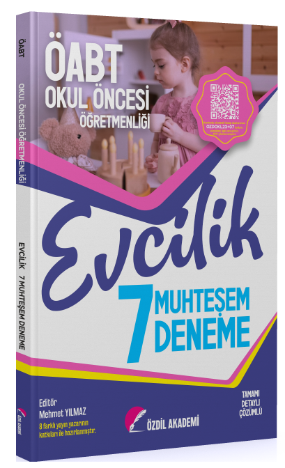 Özdil Akademi ÖABT Okul Öncesi Öğretmenliği Evcilik Muhteşem 7 Deneme - Mehmet Yılmaz Özdil Akademi - İADESİZ