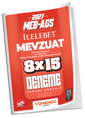 Yönerge 2027 MEB-AGS Mevzuat Bilgisi İLELEBET 8x15 Deneme Çözümlü Yönerge Yayınları
