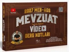 CBA Yayınları 2027 MEB-AGS Mevzuat Video Ders Notları - Ali Koç CBA Yayınları