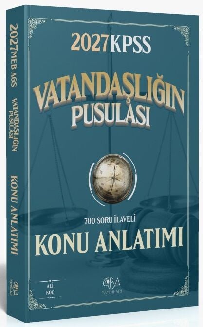 CBA Yayınları 2027 KPSS Vatandaşlık Vatandaşlığın Pusulası Konu Anlatımı - Ali Koç CBA Yayınları