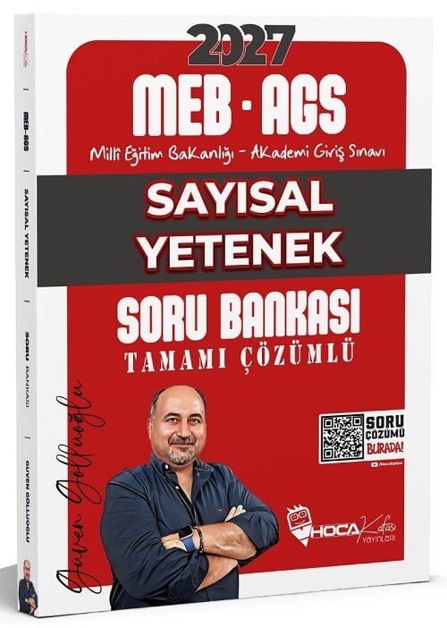 Hoca Kafası 2027 MEB-AGS Sayısal Yetenek Soru Bankası Çözümlü - Güven Göllüoğlu Hoca Kafası Yayınları