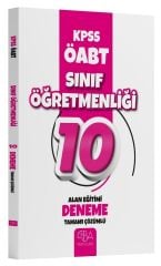 CBA Yayınları ÖABT Sınıf Öğretmenliği Alan Eğitimi 10 Deneme Çözümlü CBA Yayınları - İADESİZ