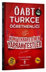 Türkçe ÖABTDEYİZ ÖABT Türkçe Öğretmenliği Yaprak Testler - Enes Kaan Şahin Türkçe ÖABTDEYİZ - İADESİZ