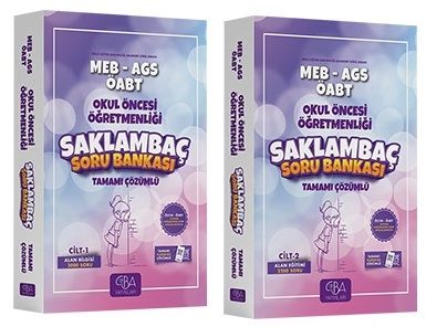 CBA Yayınları ÖABT MEB-AGS Okul Öncesi Öğretmenliği Saklambaç Soru Bankası Set - Ahmet Çam CBA Yayınları - İADESİZ
