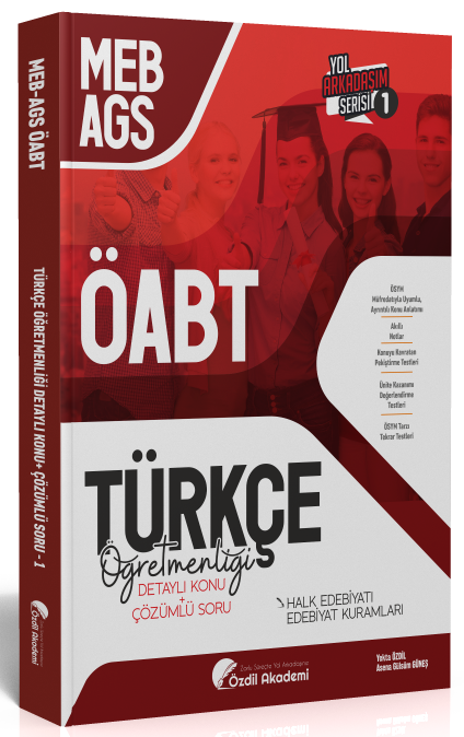 Özdil Akademi ÖABT MEB-AGS Türkçe 1. Kitap Halk Edebiyatı, Edebiyat Kuramları Konu Anlatımlı Soru Bankası Özdil Akademi Yayınları - İADESİZ