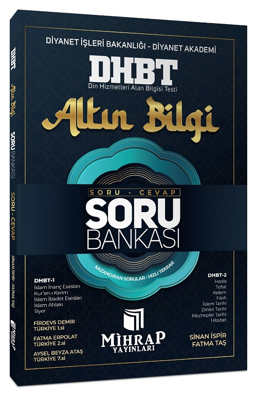 Mihrap DHBT Altın Bilgi Soru Cevap Soru Bankası Mihrap Yayınları - İADESİZ