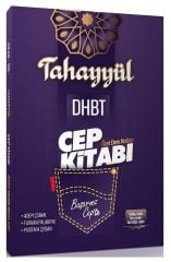 Tahayyül DHBT Cep Kitabı Özet Ders Notları - Mustafa Çoban, Adem Çoban, Furkan Palabıyık Tahayyül Yayınları - İADESİZ