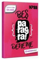 Uzman Kariyer KPSS Paragraf 5 Deneme Uzman Kariyer Yayınları